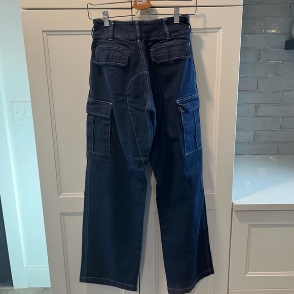 I. AM. GIA. Ace High Waist Denim Cargo Pants - Picture 6 of 7